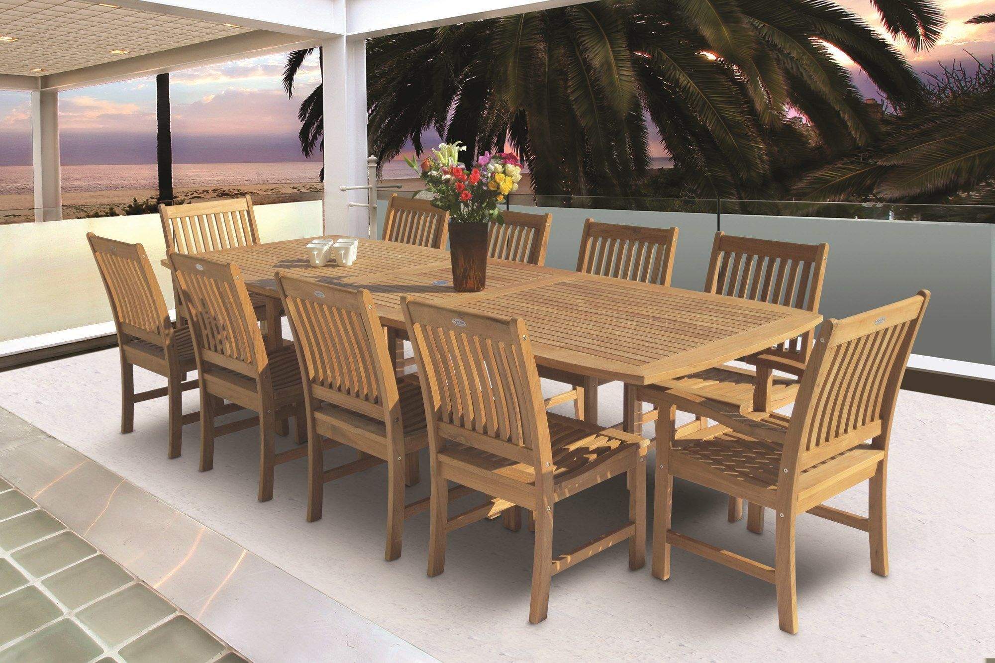 Royal Teak Collection Compass Side Chair