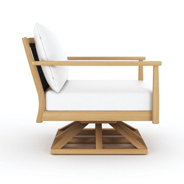Royal Teak Collection Palma Swivel Chair