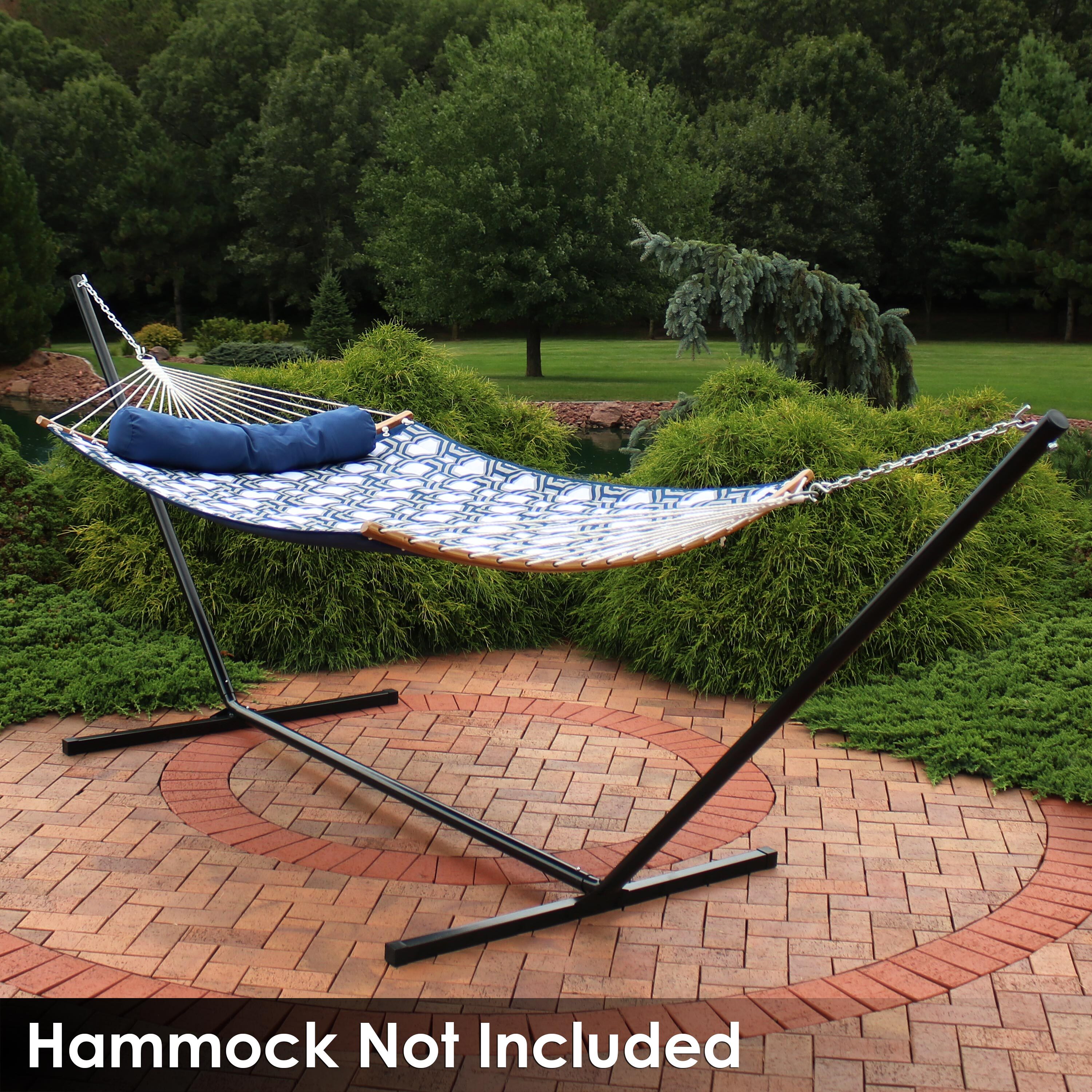 Sunnydaze 15 Foot Heavy-Duty Steel Hammock Stand