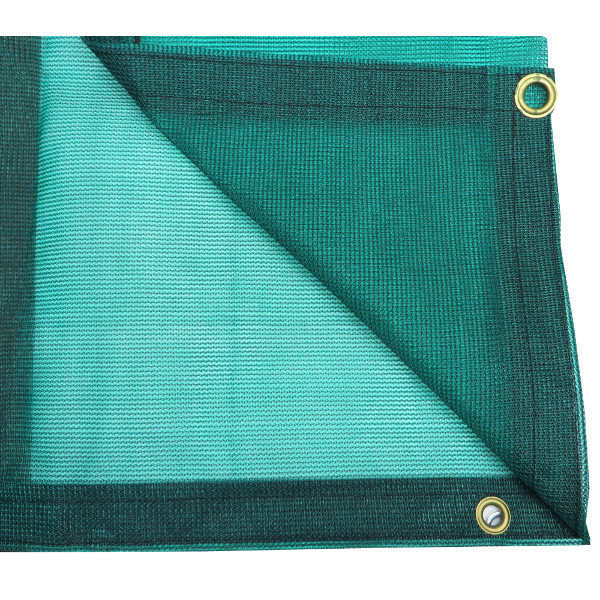 PTM Green Polypropylene Mesh Tarp 6' x 12' TMG0612