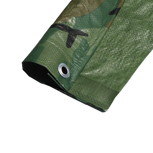PTM Tarps Medium Duty Green Camo Polyethylene Tarp 12' x 16' TCM1216