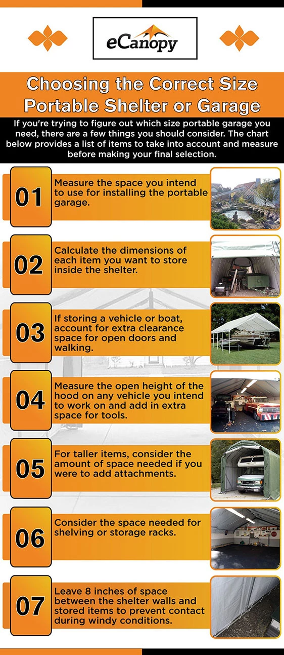 Portable Garages & Shelters